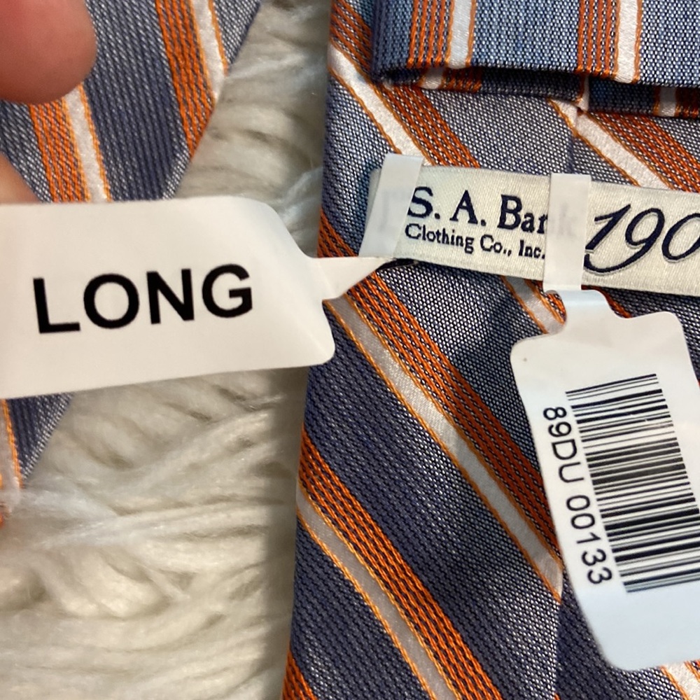 Jos.A.Bank Long Man Tie brand new with tags please see all pictures - Picture 7 of 12